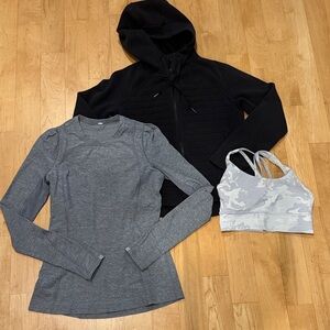 Three Piece Lululemon bundle size 6